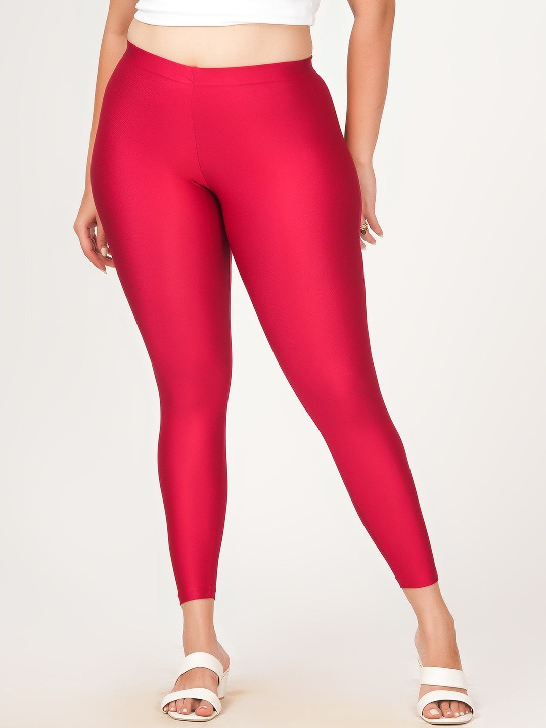 Loveit Women Solid Ankle Length Leggings