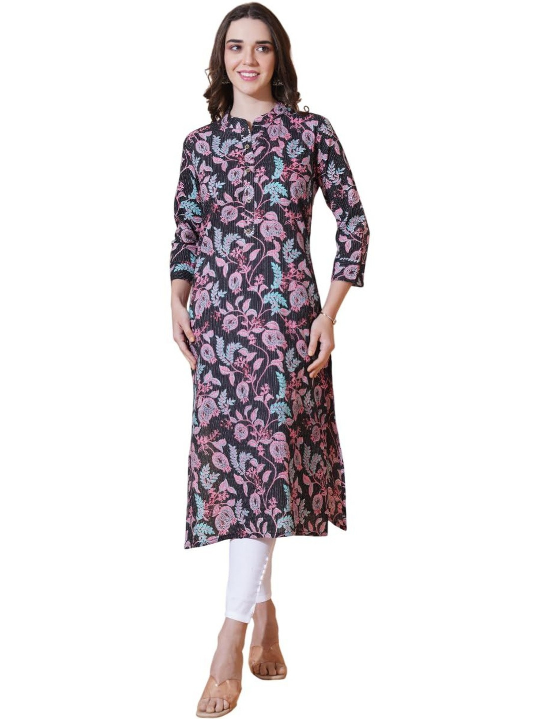 Kalphem Women Floral Printed Floral Kurta