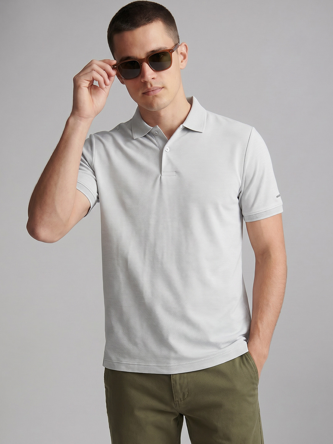 Van Heusen Polo Collar Pure Cotton T-shirt