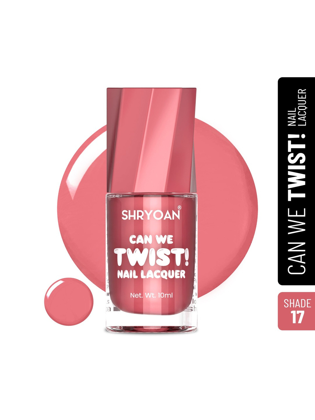 SHRYOAN Can We Twist Long Lasting Nail Polish - 10 ml - Shade-17