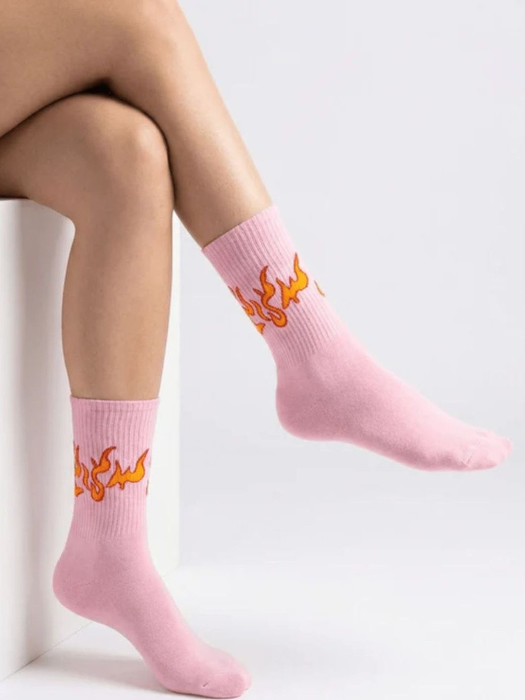 Sockscarving Men Patterned Organic Cotton Calf Length Socks