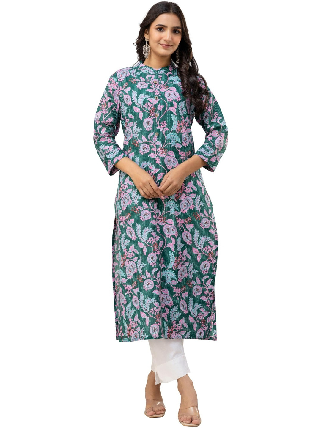 Kalphem Women Floral Printed Floral Kurta