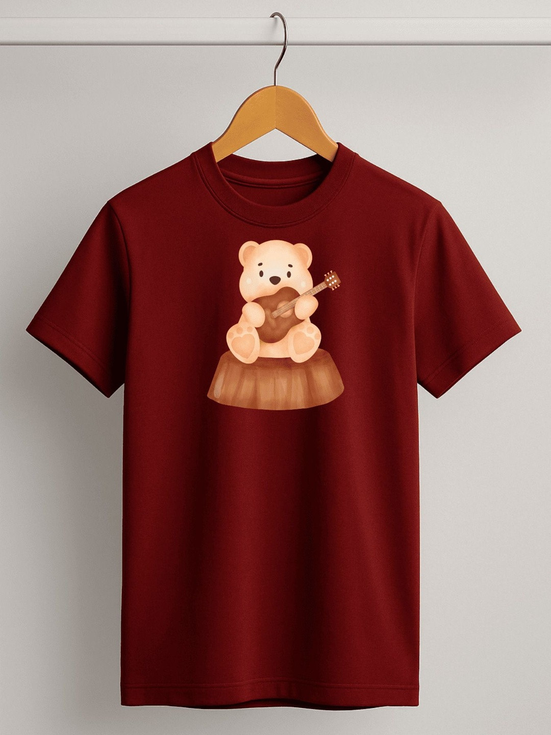 misbis Girls Printed Cotton T-shirt