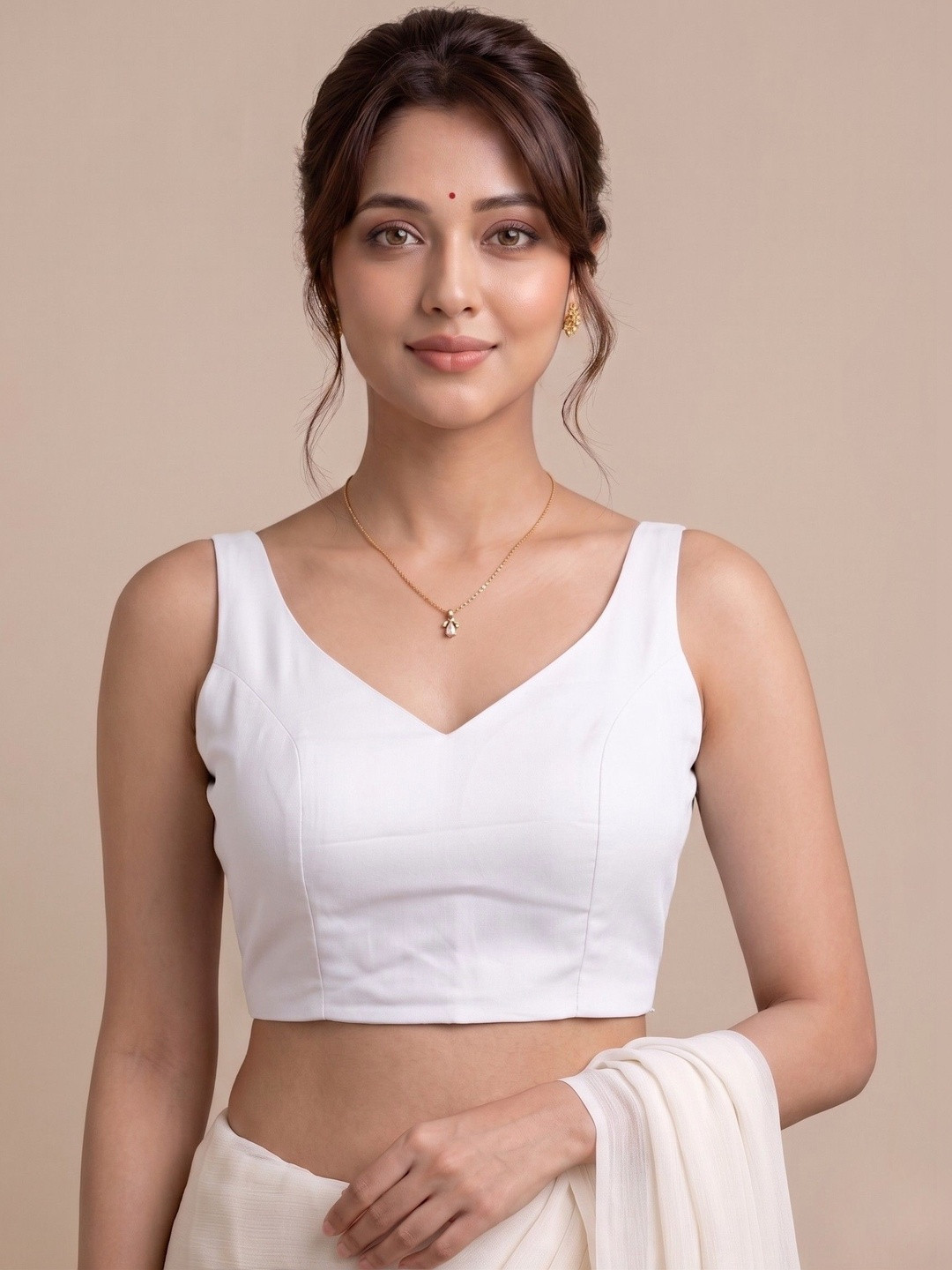 Rasapriya Women Solid Saree Blouse
