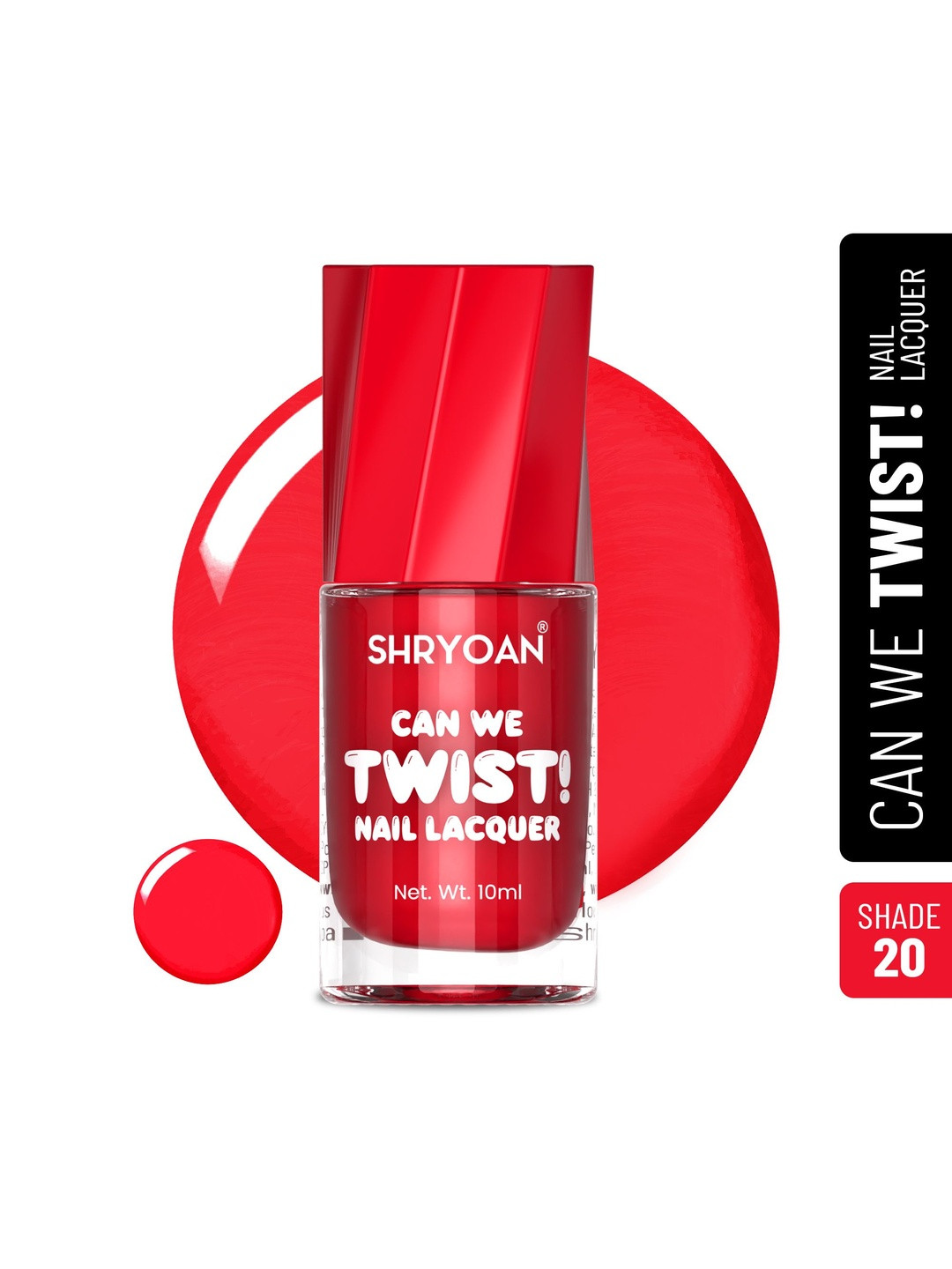 SHRYOAN Can We Twist Long Lasting Nail Polish - 10 ml - Shade-20