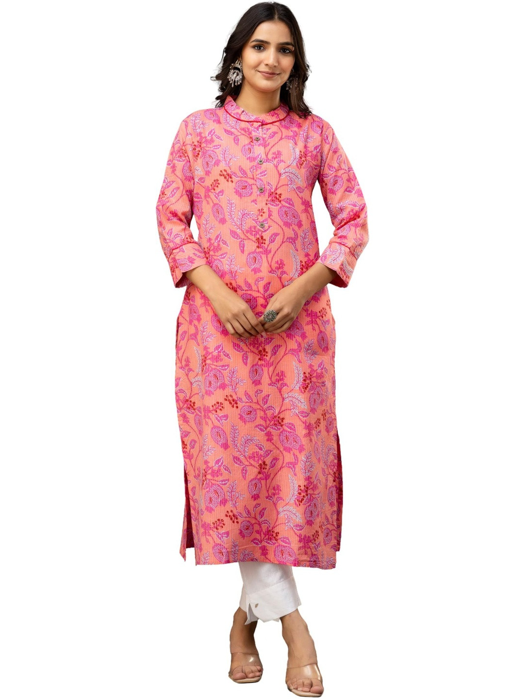 Kalphem Women Floral Printed Kurta