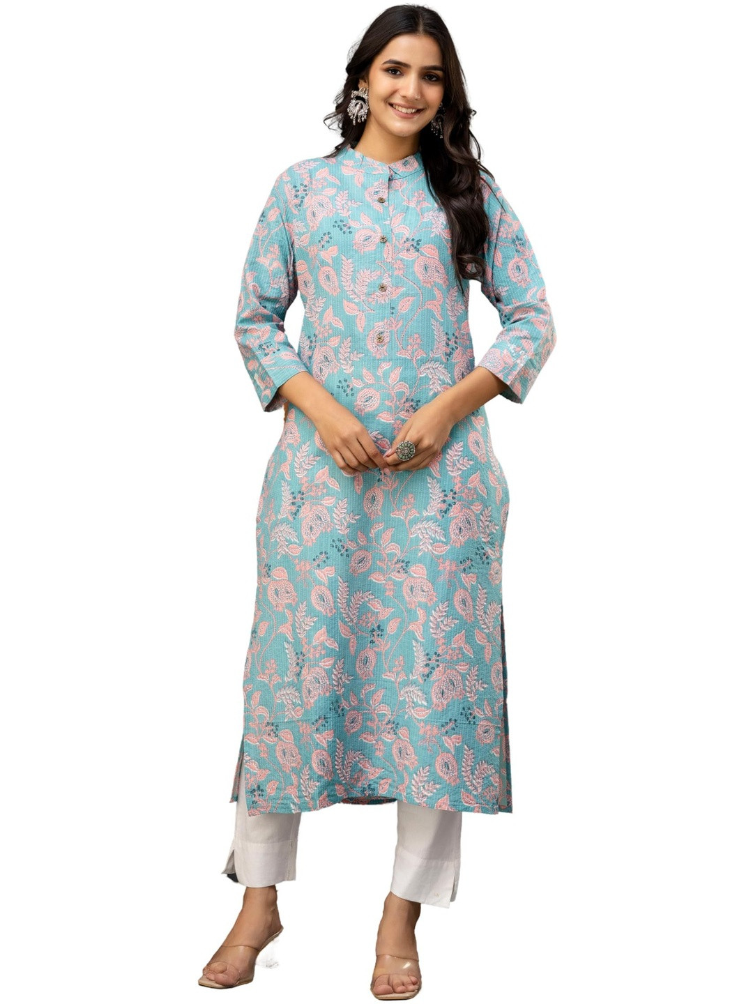 Kalphem Women Floral Printed Floral Kurta