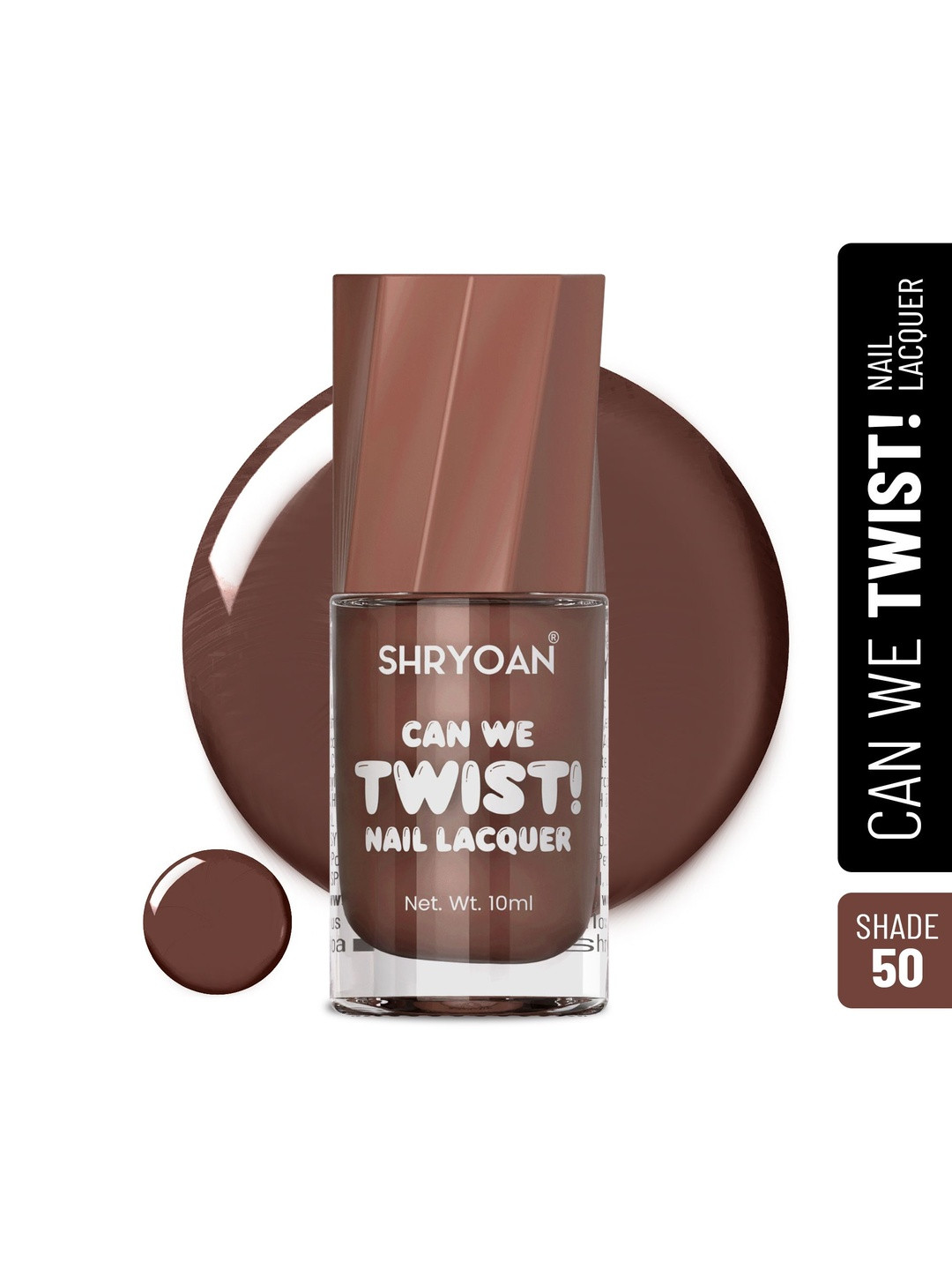 SHRYOAN Can We Twist Long Lasting Nail Polish - 10 ml - Shade-50