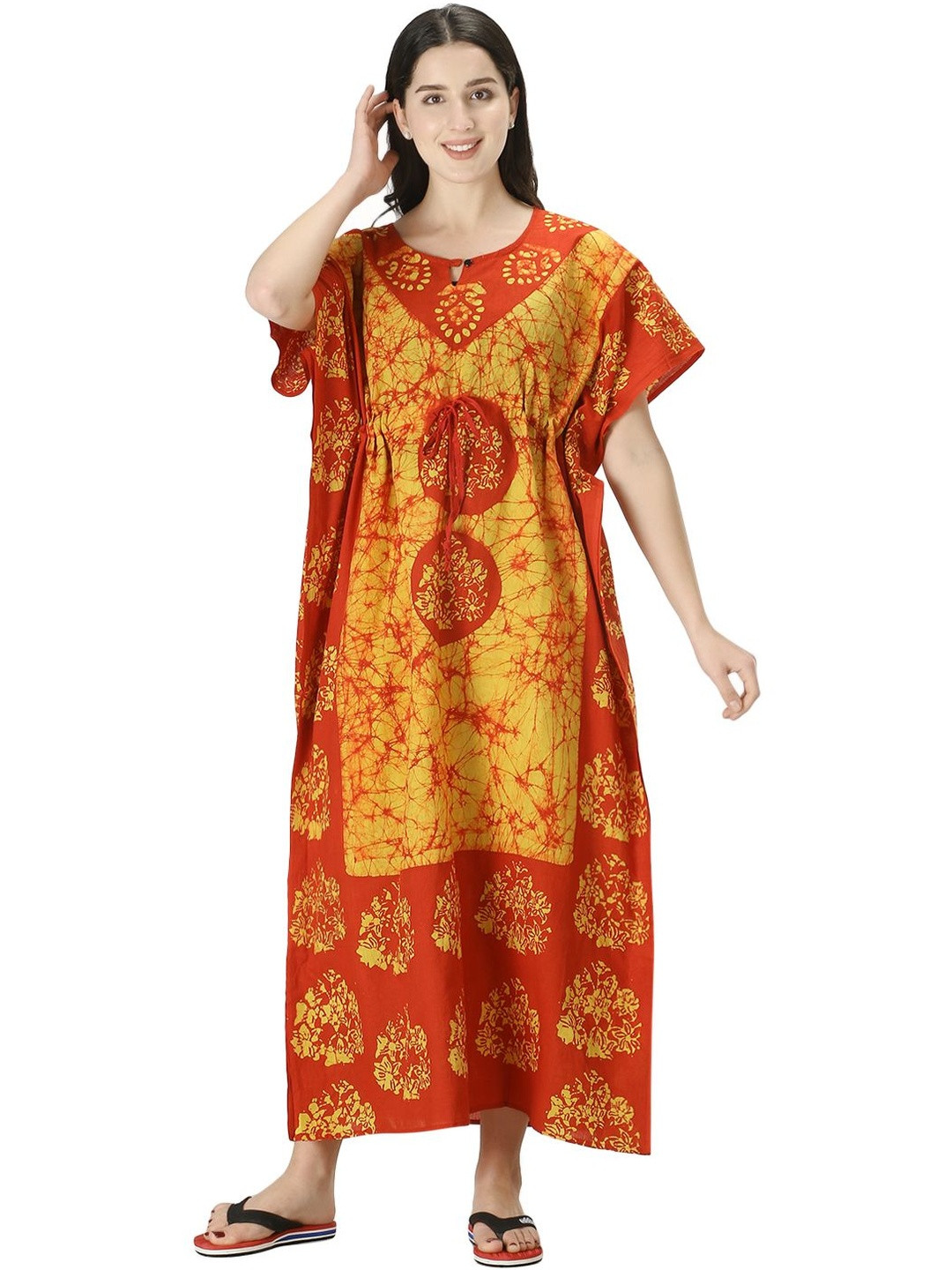 H & Y Apparel Printed Maxi Nightdress