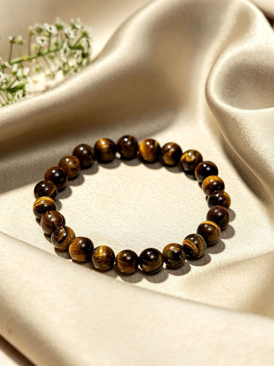 Tempus Gems Unisex Tigers Eye Gemstone Bracelet
