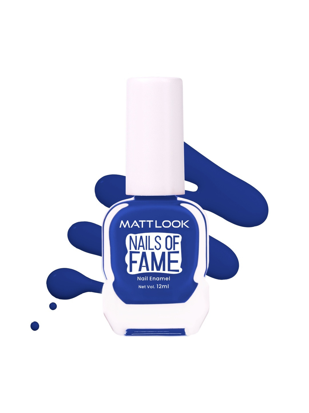 MATTLOOK Nails Of Fame Long Lasting Nail Enamel - 12 ml - Vibrant Blue 26