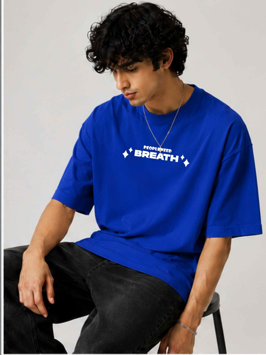 HIOR Men Typography Printed T-shirt