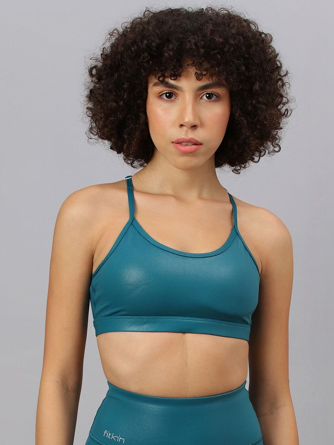 Fitkin Cut & Sew Halter Strapes Bra