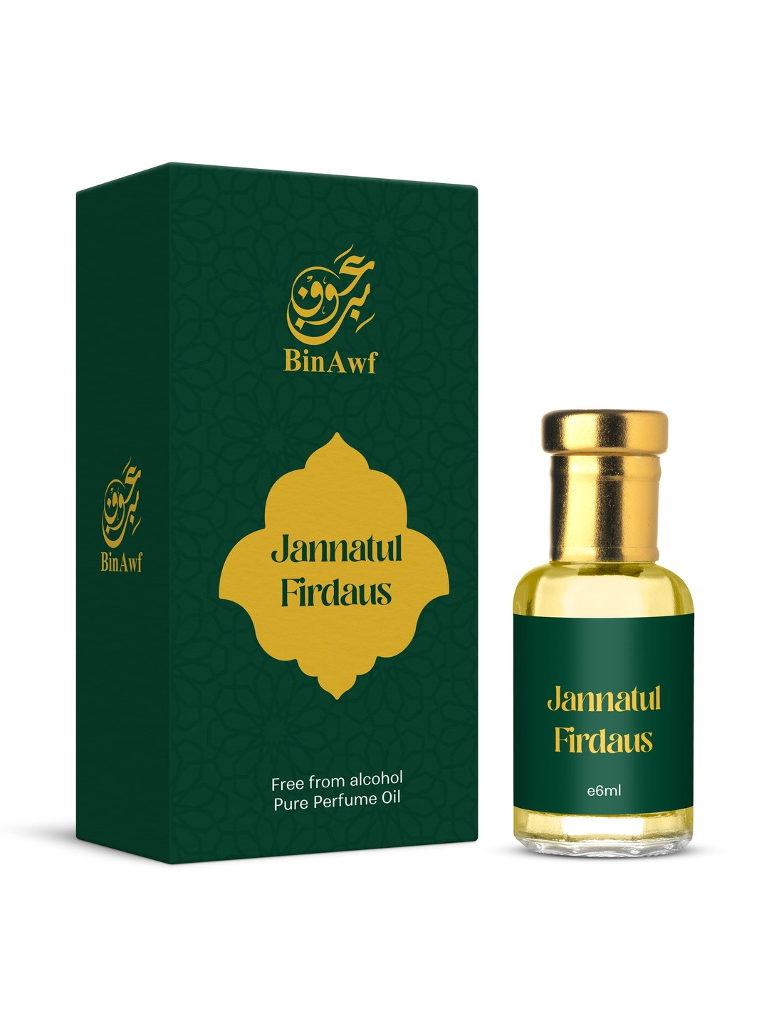 BinAwf Jannatul Firdous Long Lasting  Attar - 6 ml