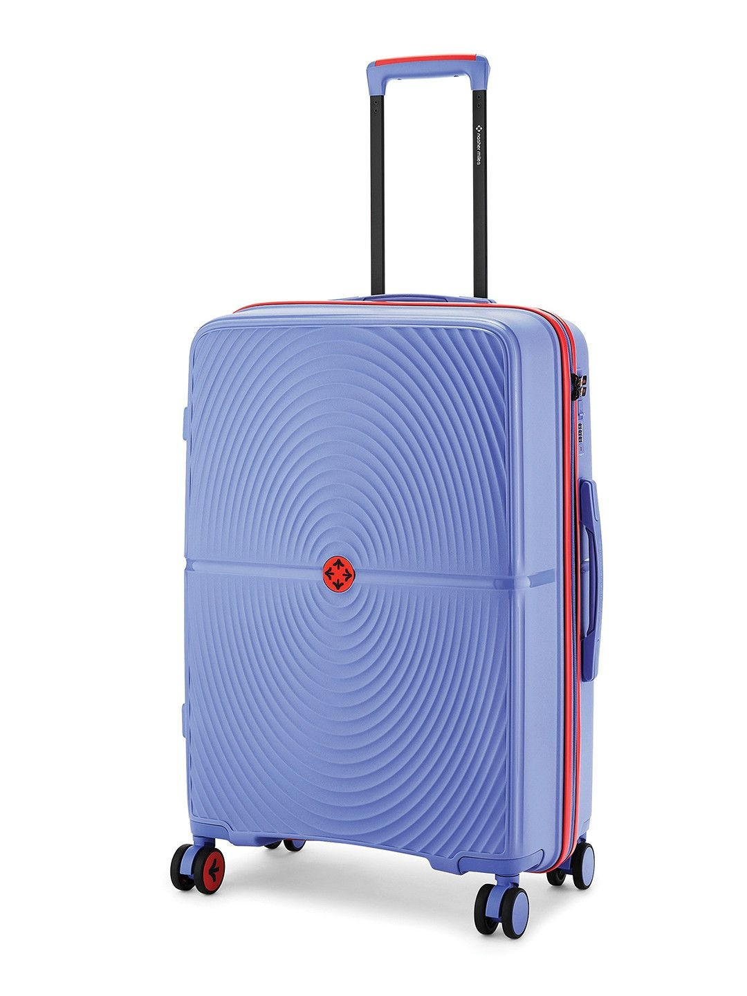 Nasher Miles Navy Blue Bali Hardside Check-in Luggage Bag 24 Inch