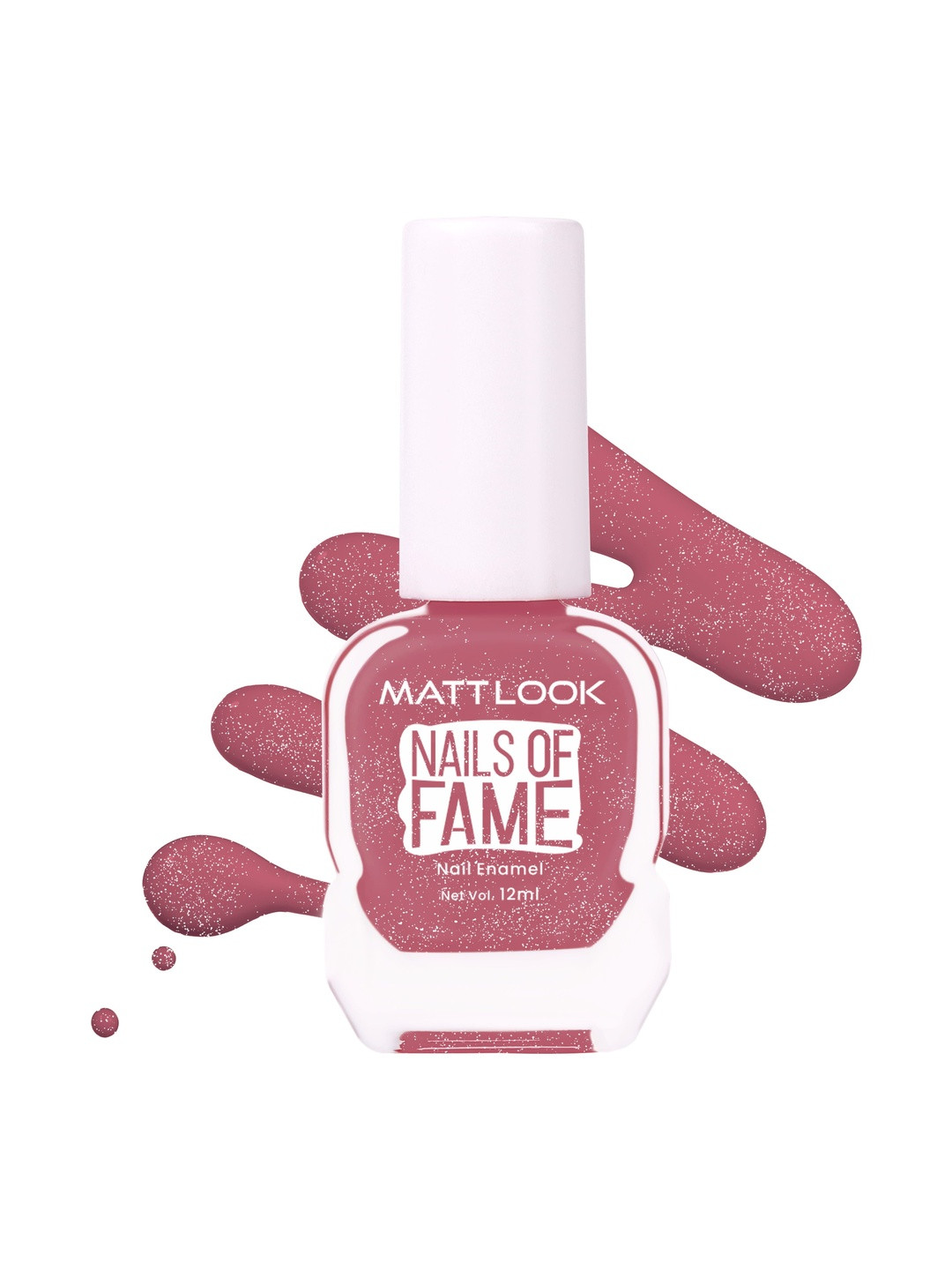 MATTLOOK Nails Of Fame Long Lasting Nail Polish - 12 ml - Peach Sheen 61