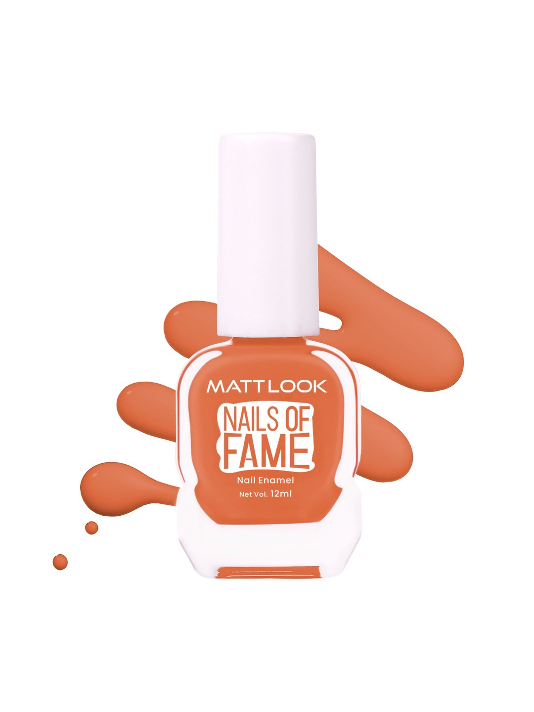 MATTLOOK Nails Of Fame Long Lasting Nail Enamel - 12 ml - Coral Candy 12