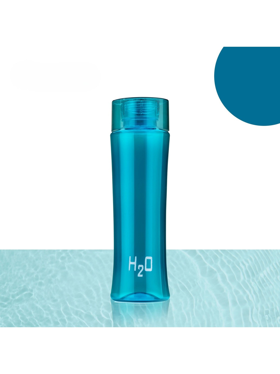 Aura Blue & White Single Plastic Other Water Bottle