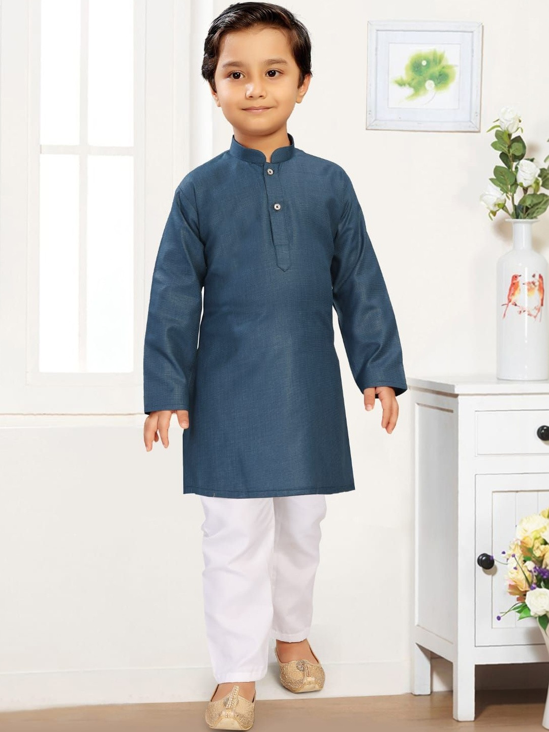 INZORA Boys Regular Kurta with Pyjamas