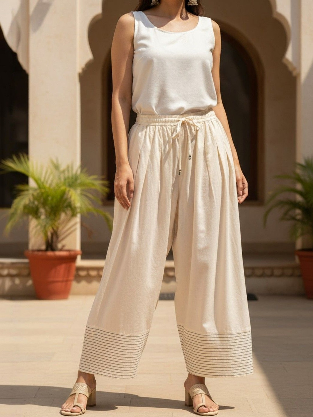 Way2Like Women Loose Fit Cotton Salwar