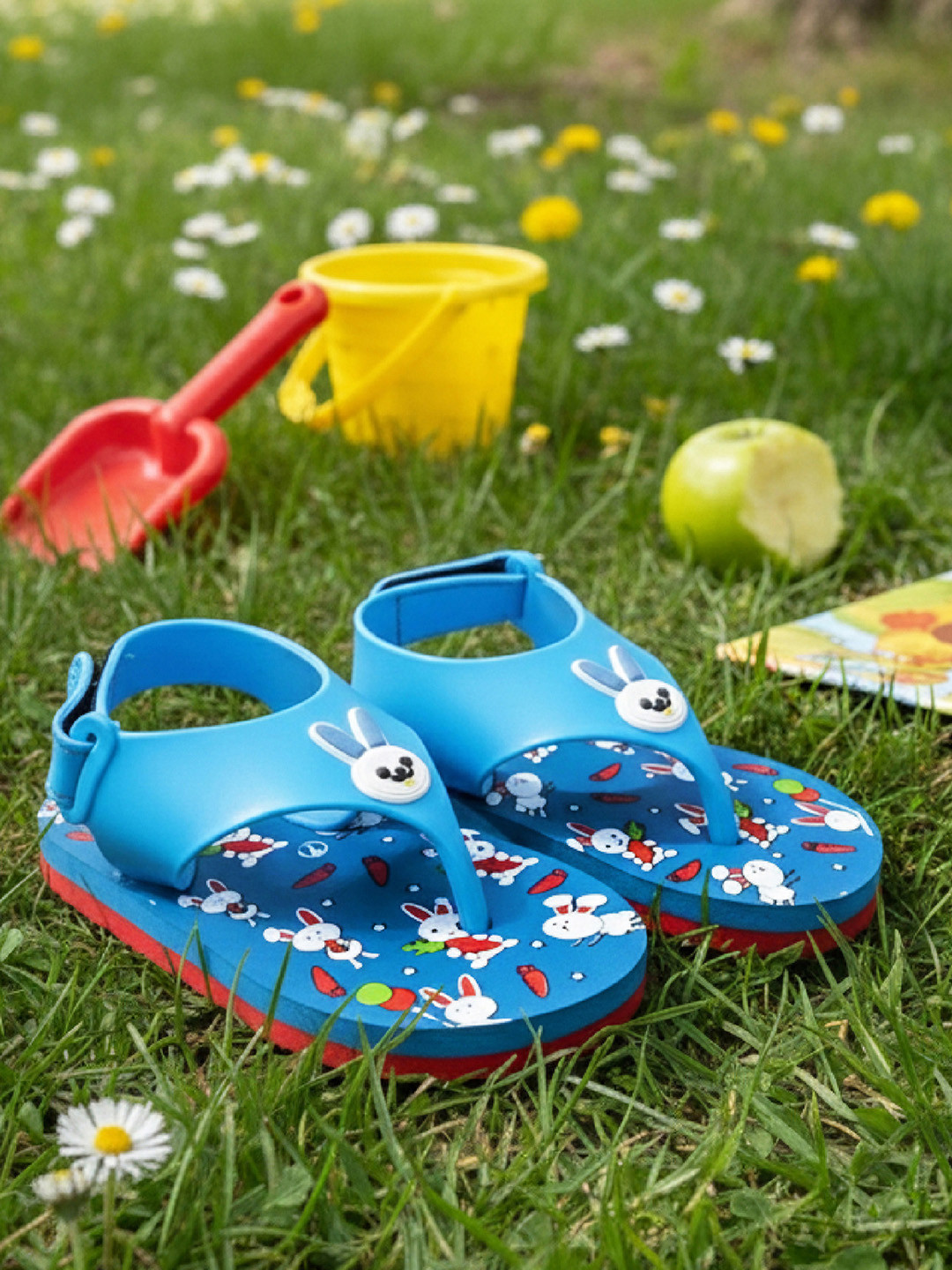 MYHUSH Unisex Kids Printed Thong Flip-Flops