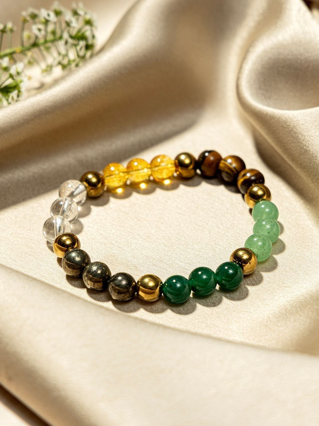 Tempus Gems Unisex Money Magnet Beaded Bracelet