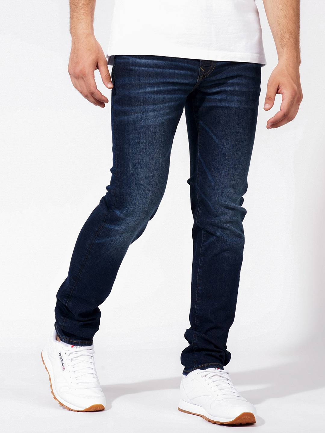 AMERICAN EAGLE OUTFITTERS Men Blue AirFlex+ Slim Straight Jeans