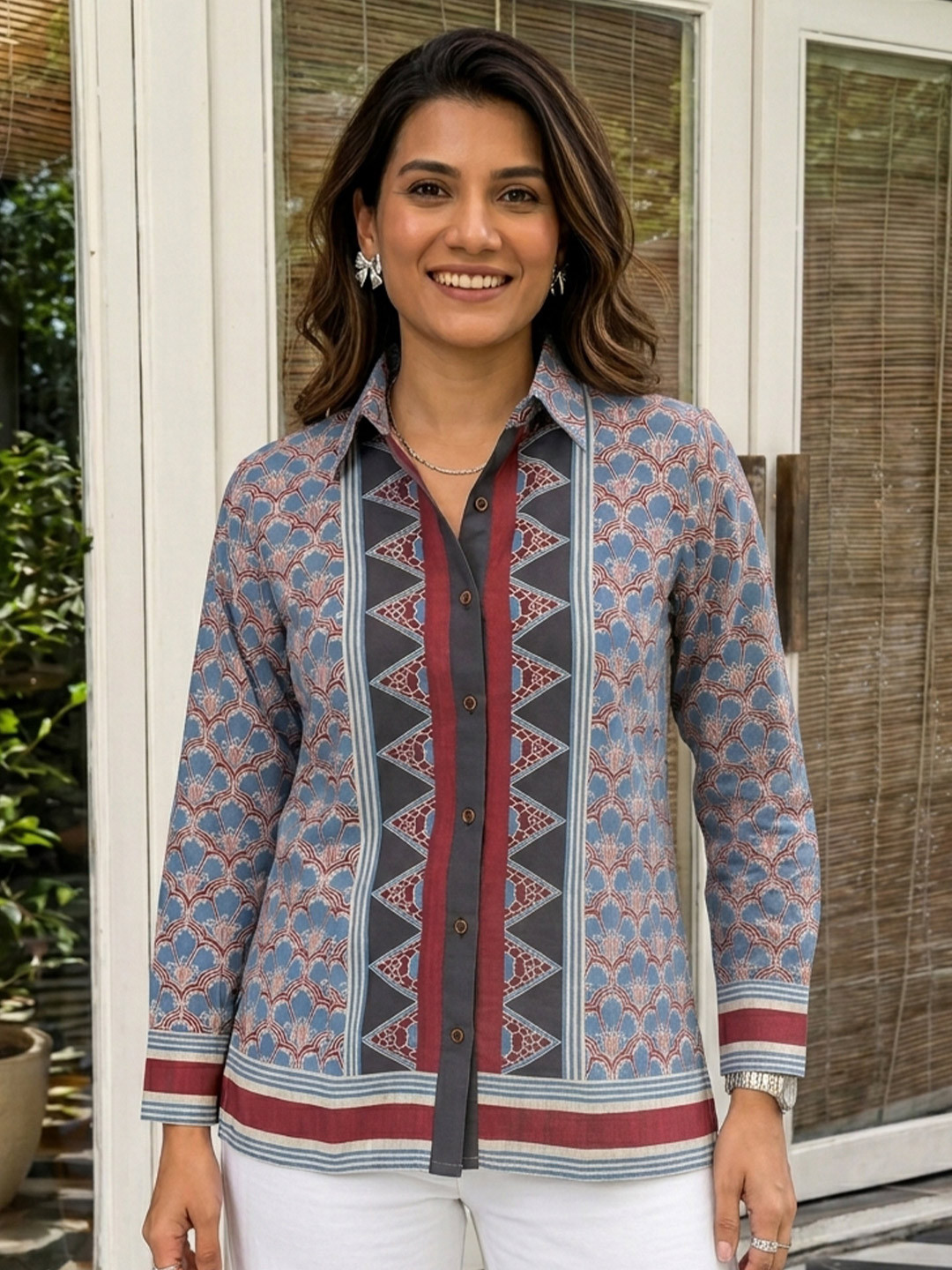SZN Women Standard Printed Casual Shirt