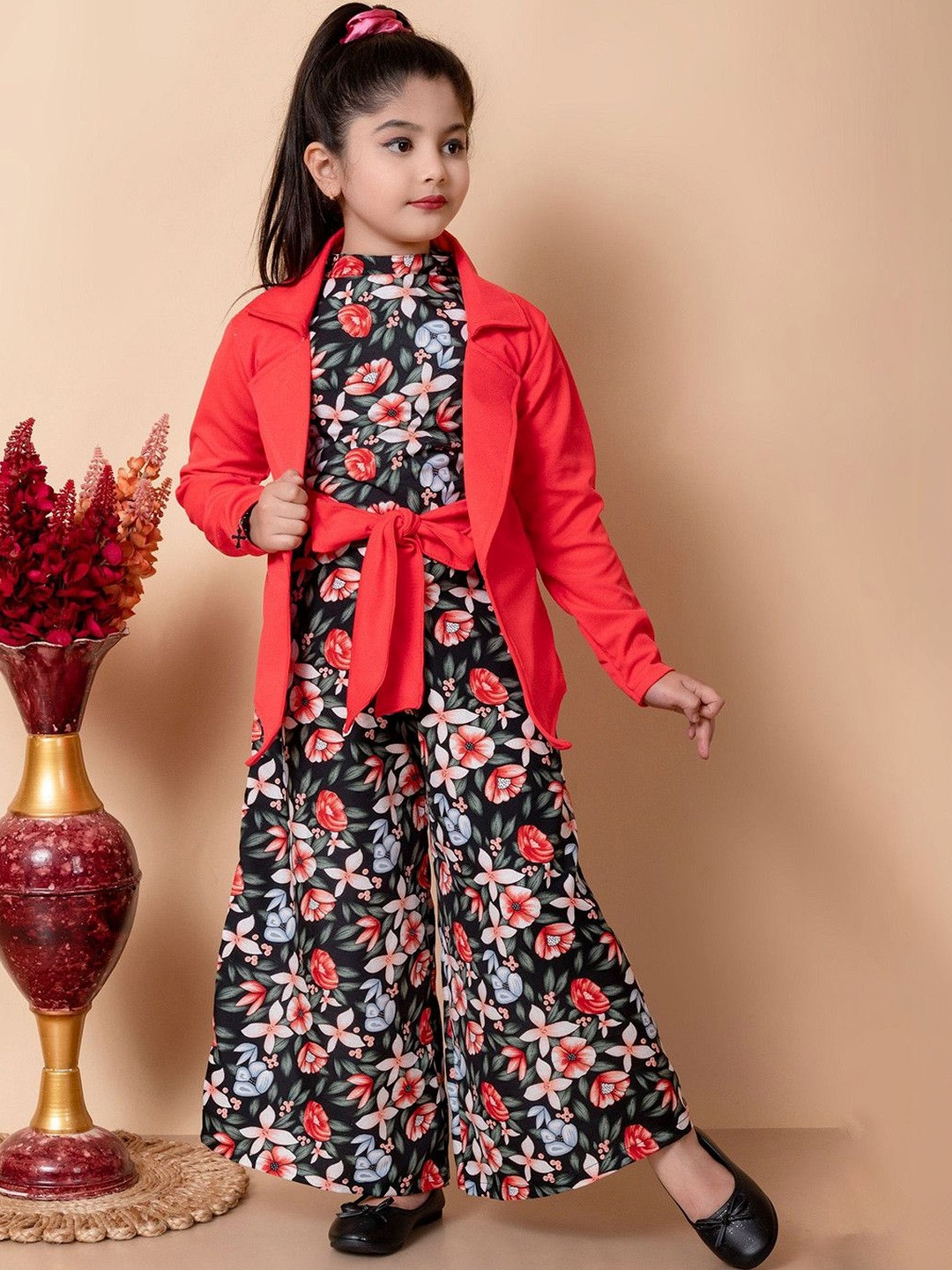 SPAMitude Girls Printed Basic Jumpsuit