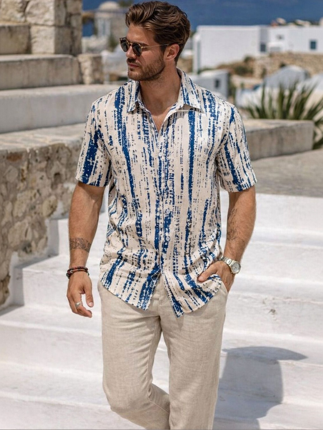 HETVI CREATION Men Classic Printed Casual Shirt