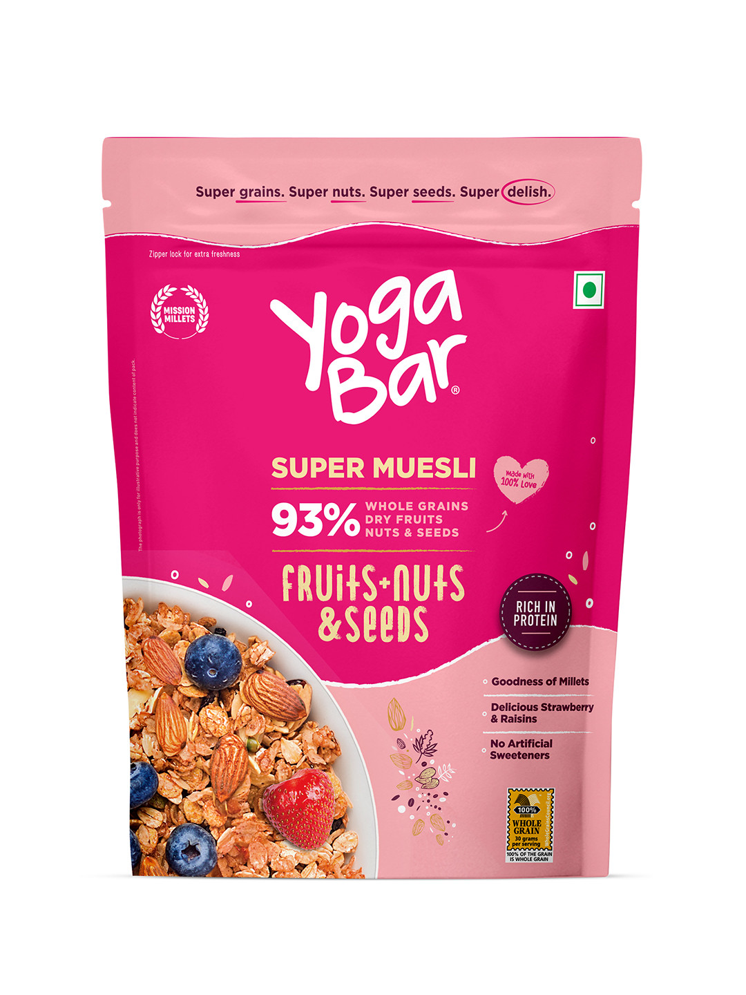 Yogabar Fruit and Nut Muesli-400 gms
