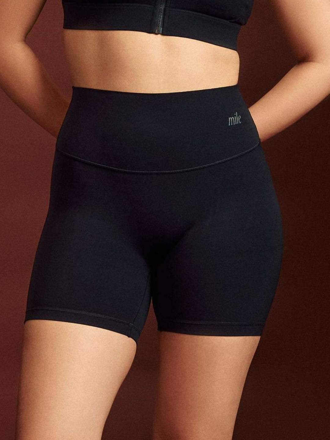 Mile Collective Black OnTheGo Shorts
