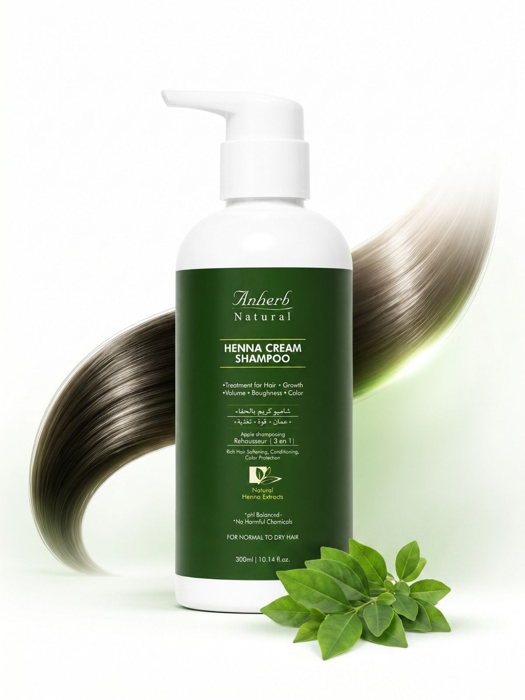 Anherb Natural Heena Cream Shampoo-300ml