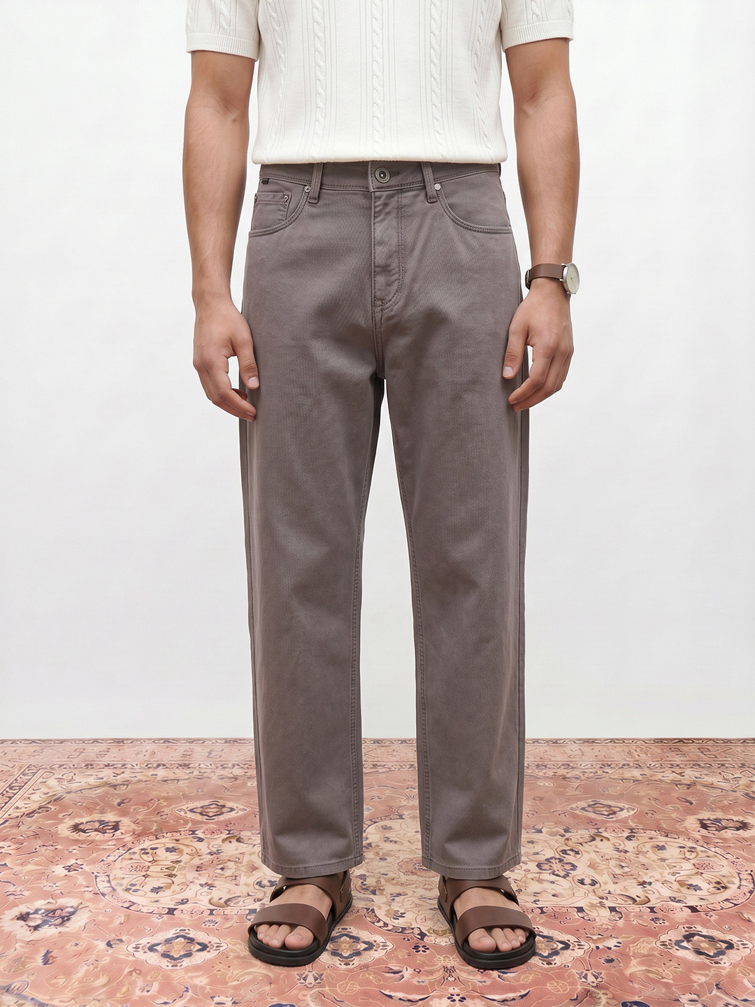 Mr Bowerbird Men Straight Fit Stretchable Jeans