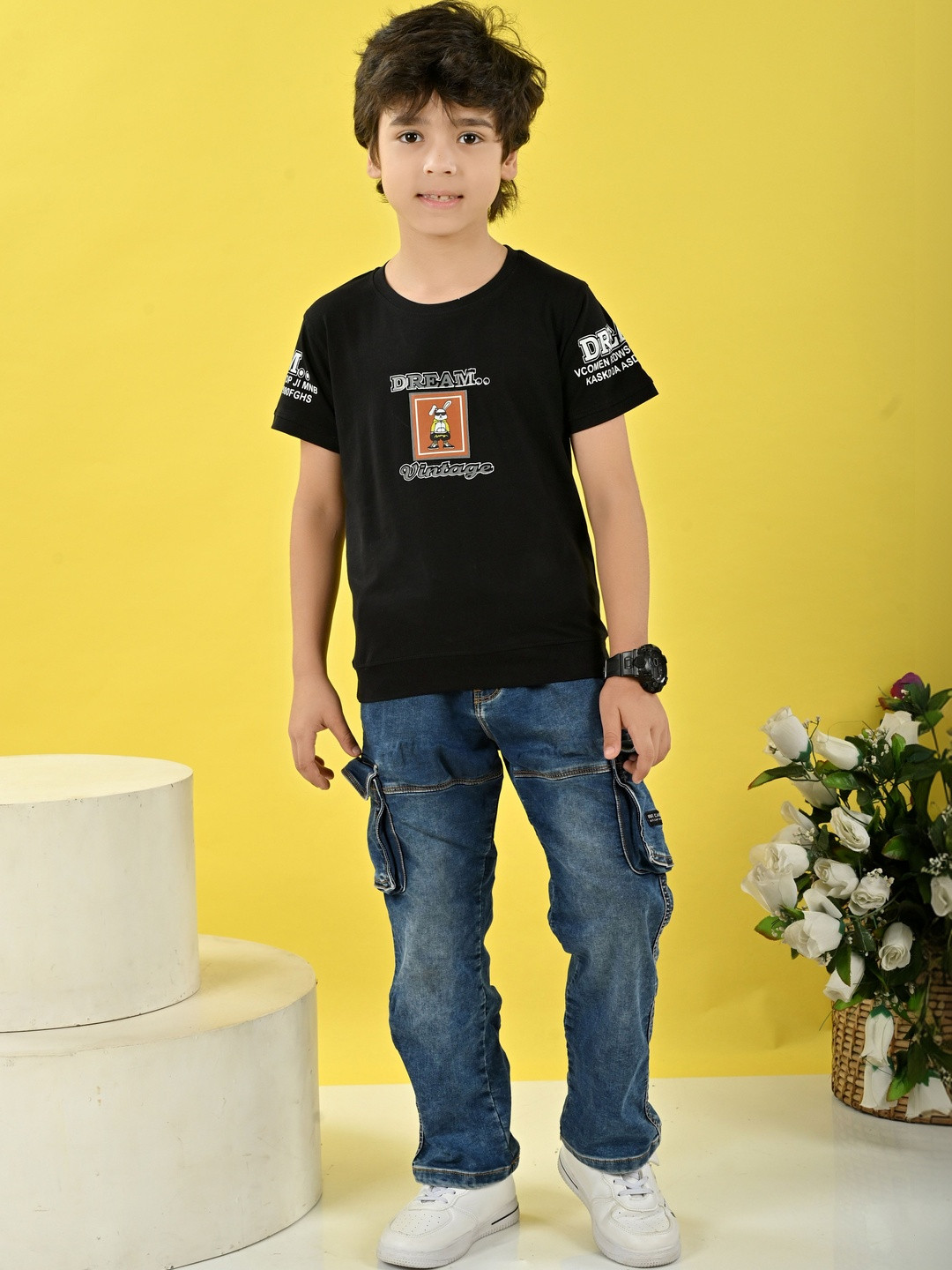 SWEETY NX Boys Printed T-shirt