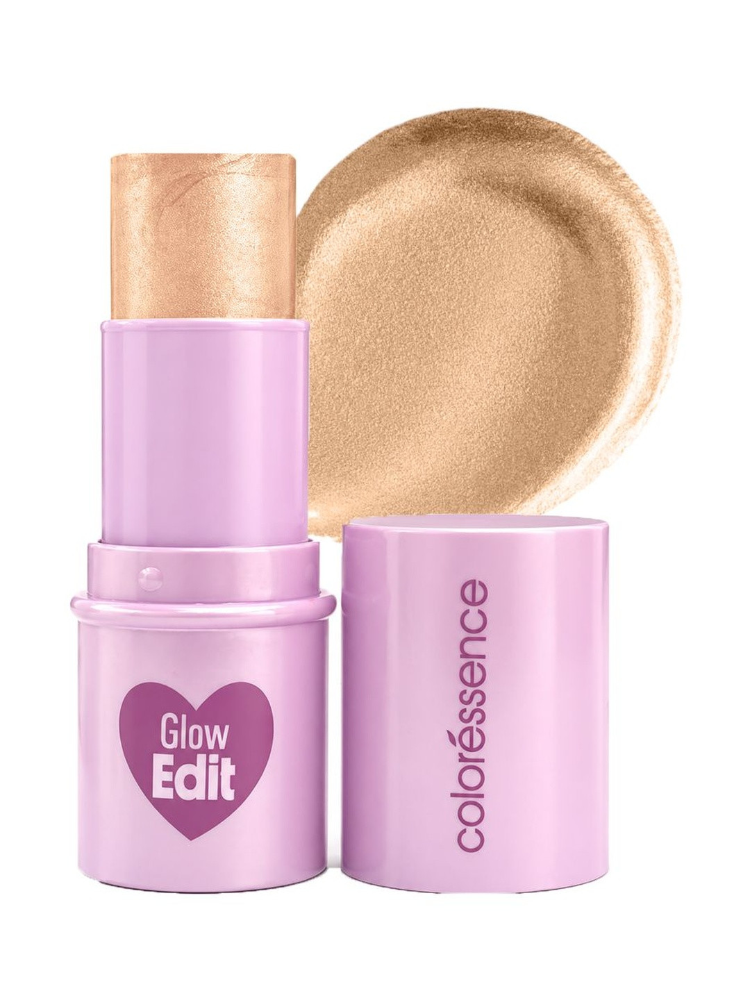 Coloressence Lightweight Shimmer Glow Edit Highlighter - 7 g - Peach Pearl