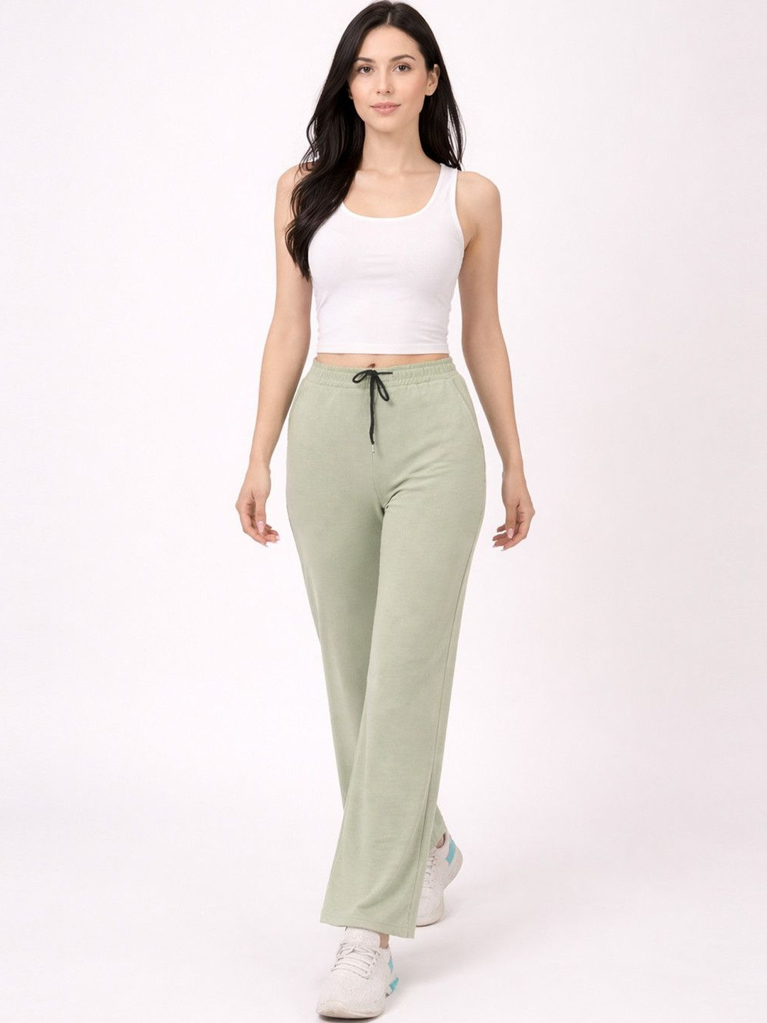 The Roadster Lifestyle Co Women Organic Cotton Relaxed Fit Trouser