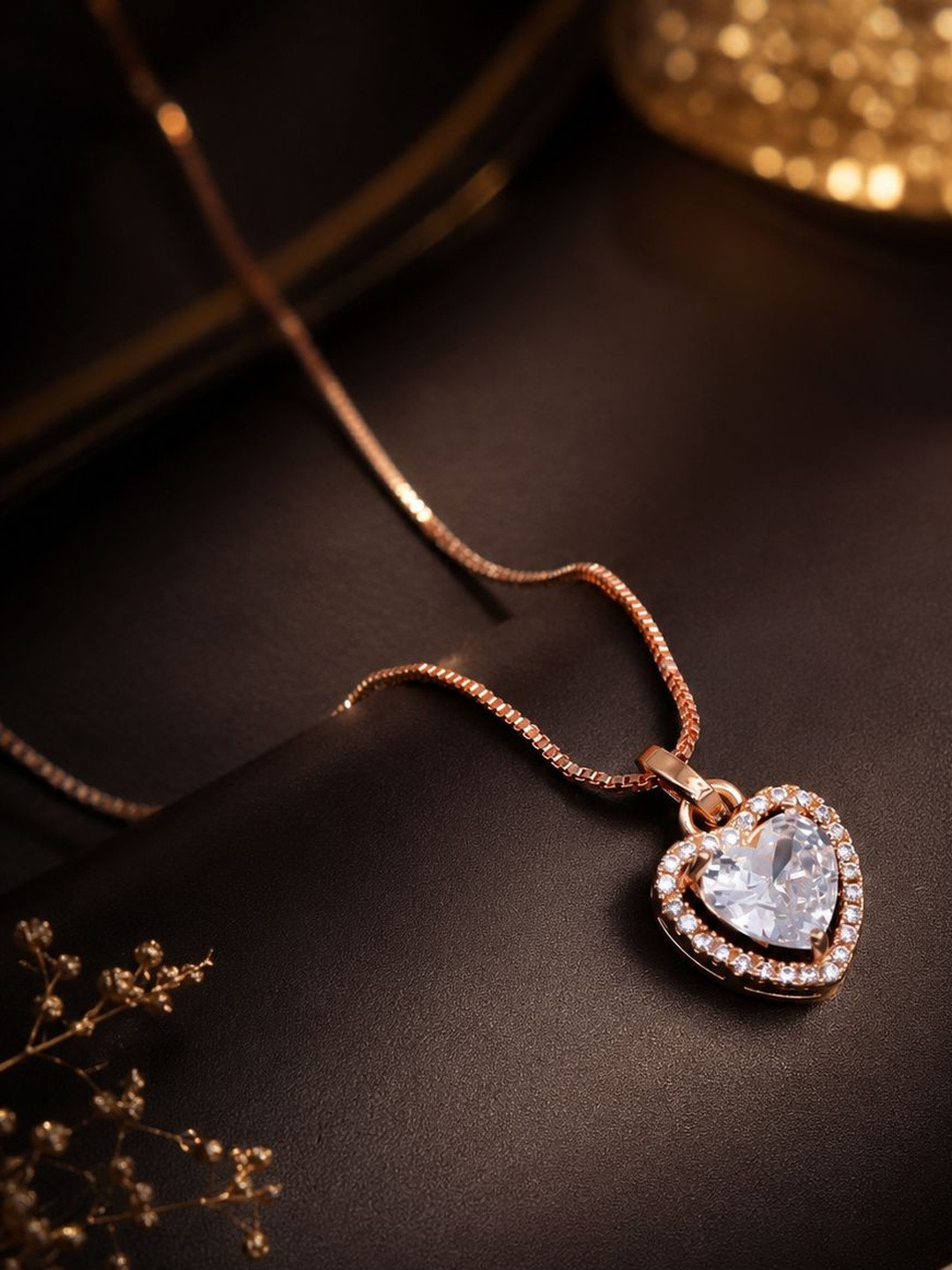 Forevershine Rose Gold-Plated Necklace