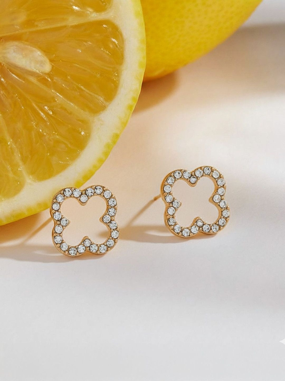 Accessorize Women Cut Out Flora Studs
