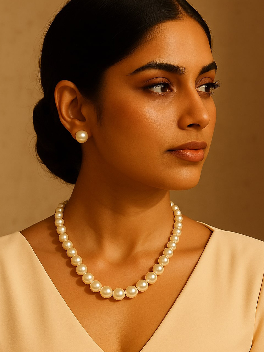 ISHKAARA Rhodium-Plated Jewellery Set