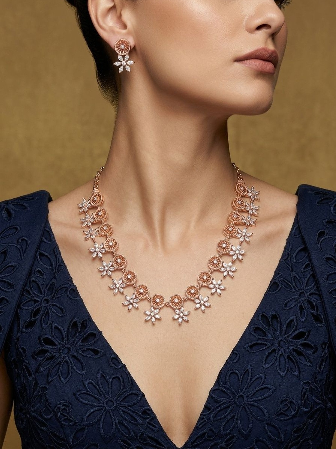 LABEL RUBY Brass Gold-Plated Necklace
