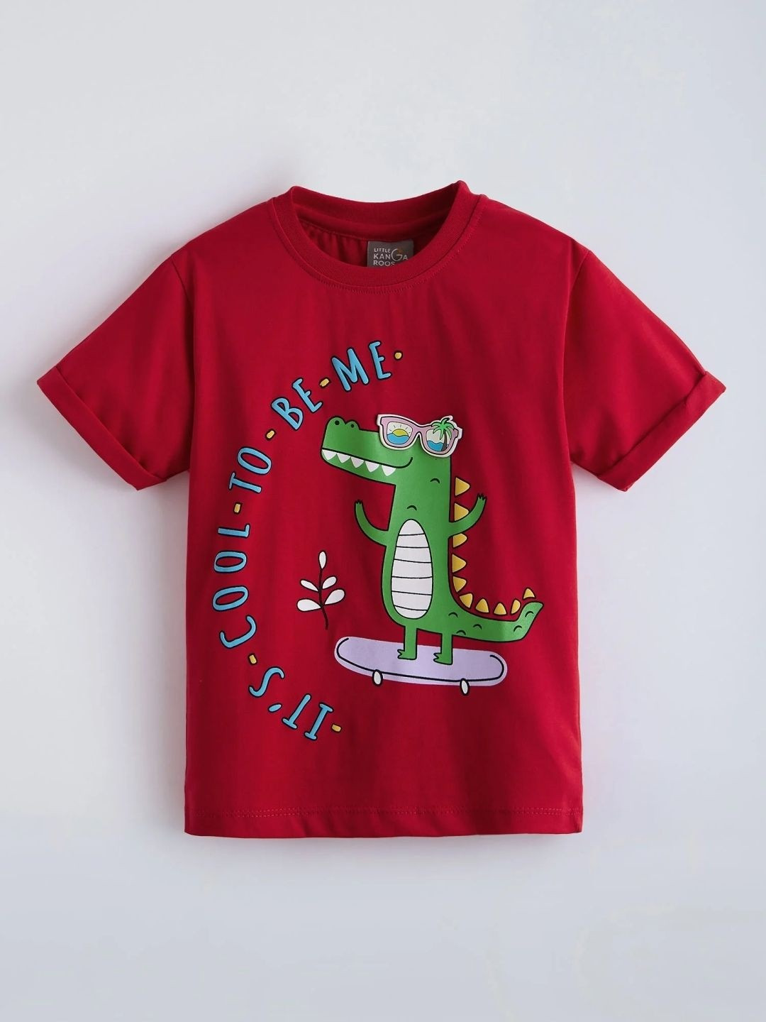 Hopscotch Crocodile Graphic Back Print T-shirt