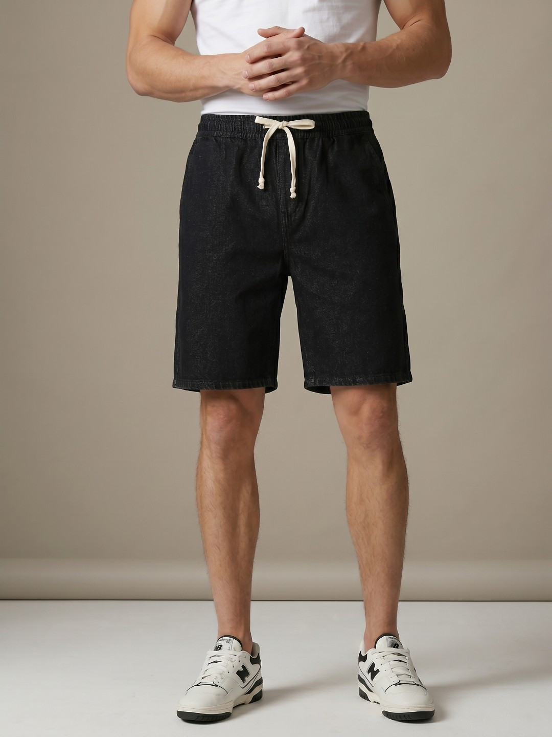 glitchez Men Regular Fit Denim Shorts