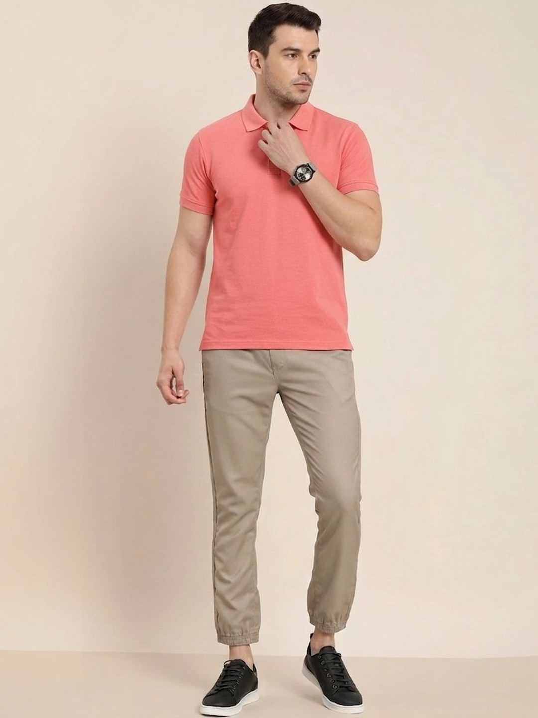 IN&AVI Men Polo Collar T-shirt