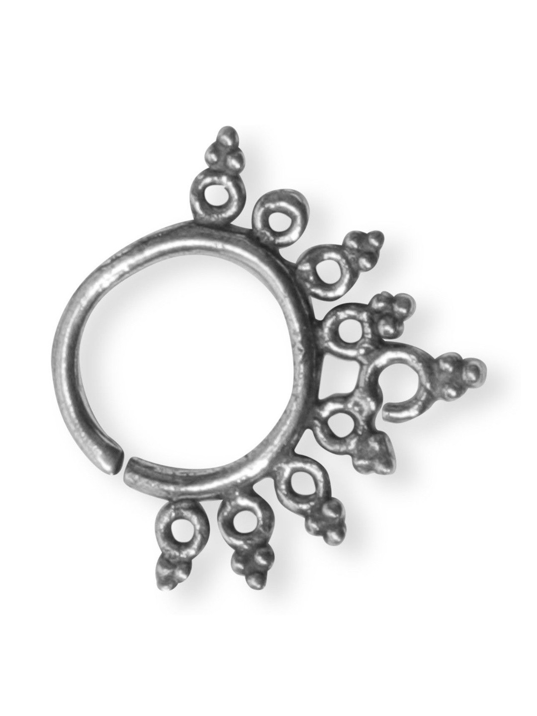 JSAJ Silver-Plated Septum Nosepin