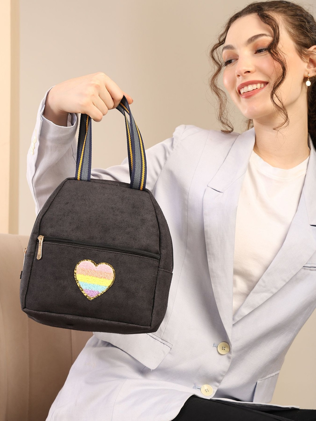ENSAC Textured Insulated Lunch bags Travel Accessory