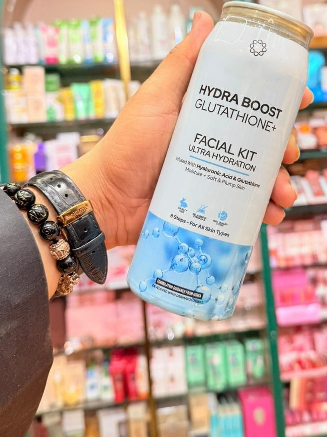 gleam soul Hydra Boost Glutathione+ 8 Step Facial Kit - 100 g