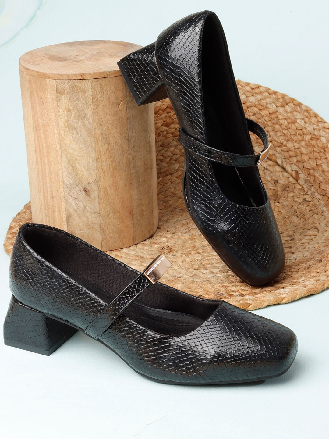 Lavie Textured Party Block Buckles