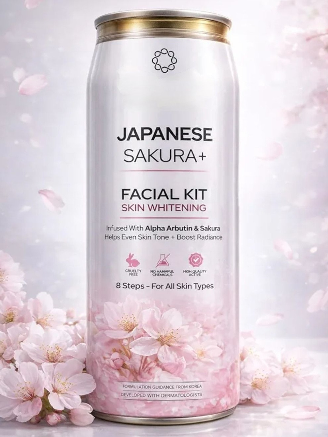 gleam soul Japanese Sakura+ 8 Step Facial Kit - 100 g