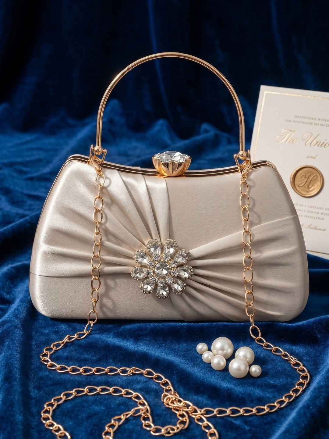 OSTY Textured Box Clutch